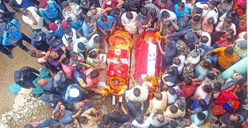 मन्त्री सिंह दम्पतीको अन्त्येष्टि गरियो  